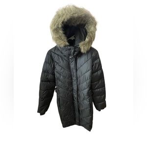 New with tag Larry Levine Quilted Down Faux Fur Hood XL
